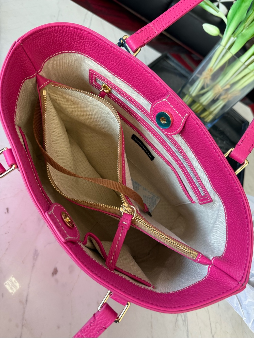New Dooney & Bourke Lucca Leather Jessie Tote Bag - Picture 11 of 16